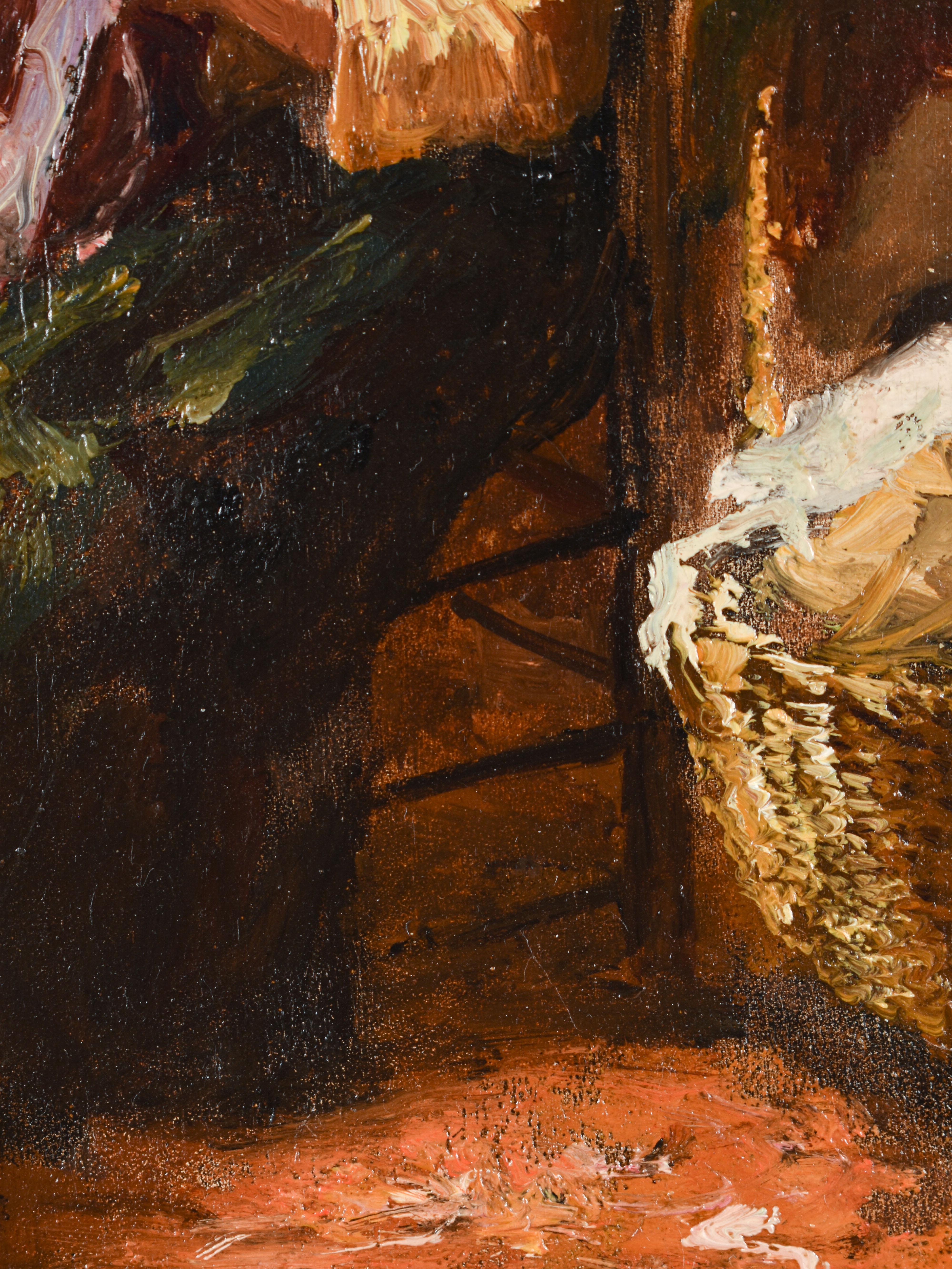 The Adjuster - Bernard de Hoog - Dutch - Larense School - Impressionist - Europe For Sale 4