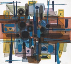 Abstract Composition, Silkscreen by Bernard Joseph Steffen