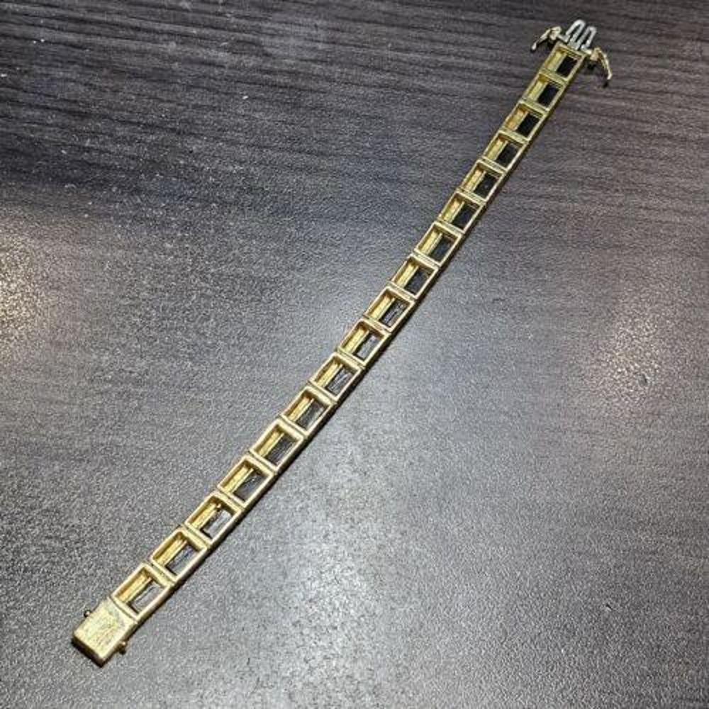 Bernard K Passman Armband Schwarze Koralle 18k Gold 7,75