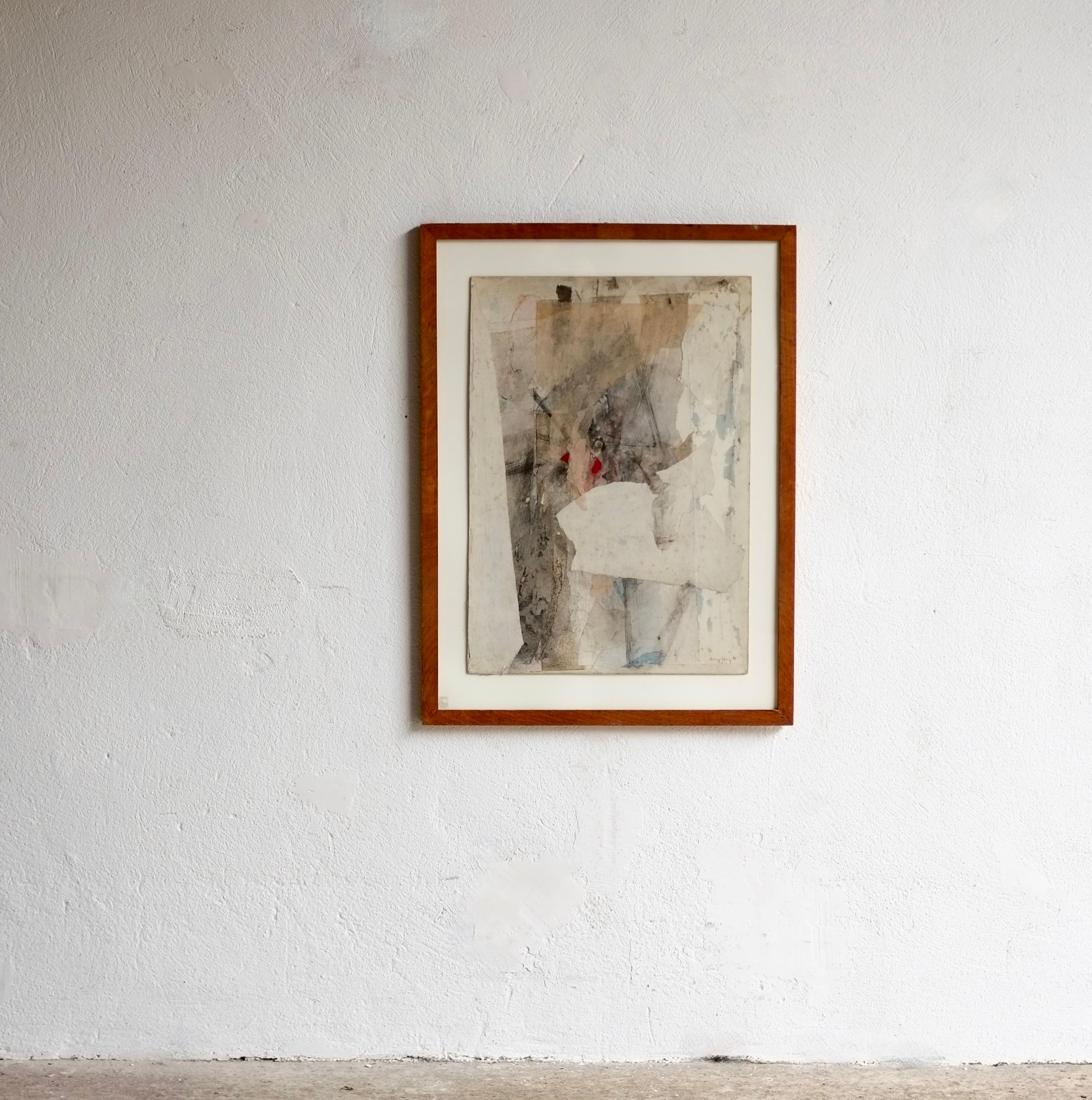 Bernard Kay (1927-2021) Técnica mixta abstracta, 1958 3