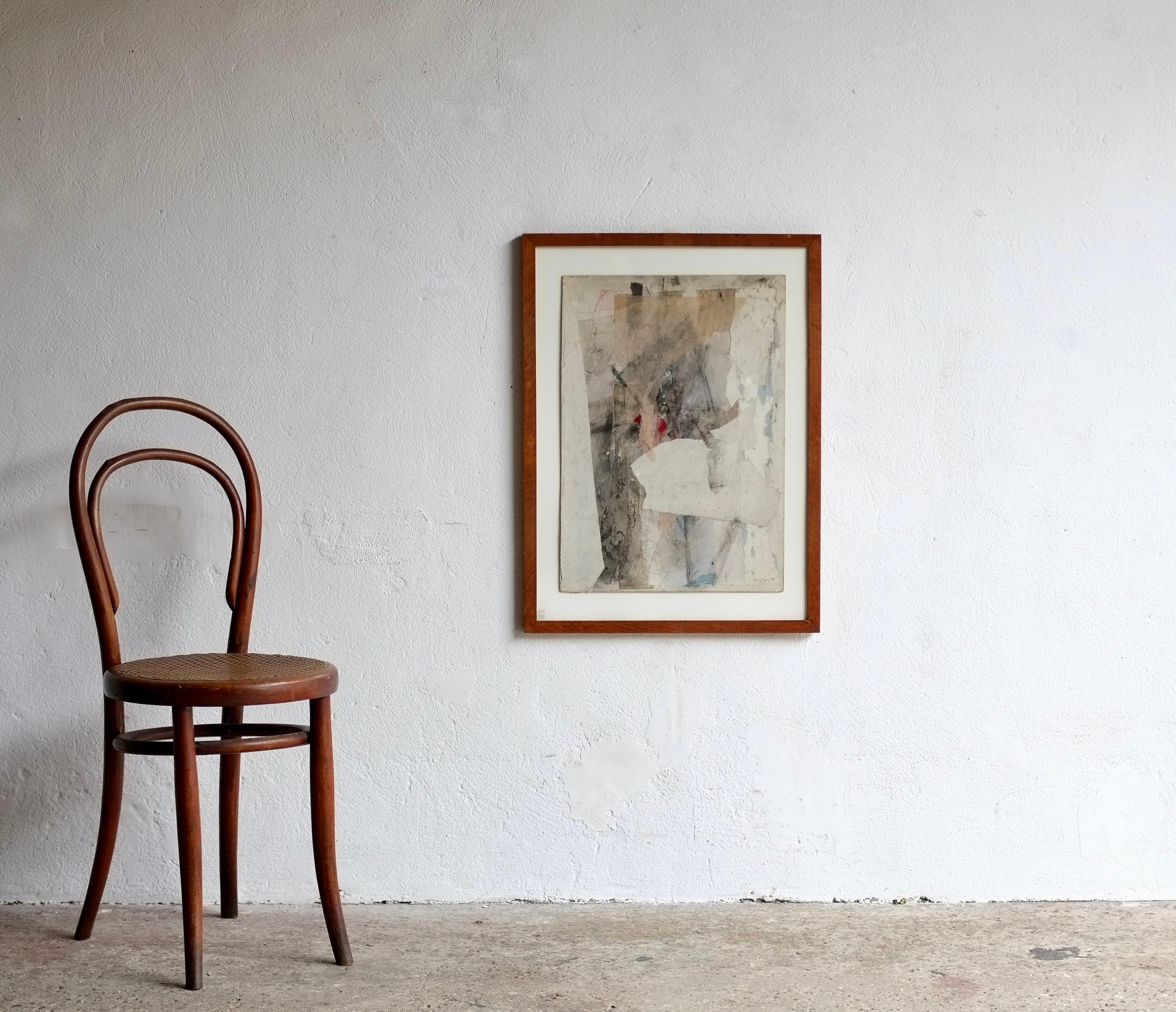 Bernard Kay (1927-2021) Técnica mixta abstracta, 1958 4
