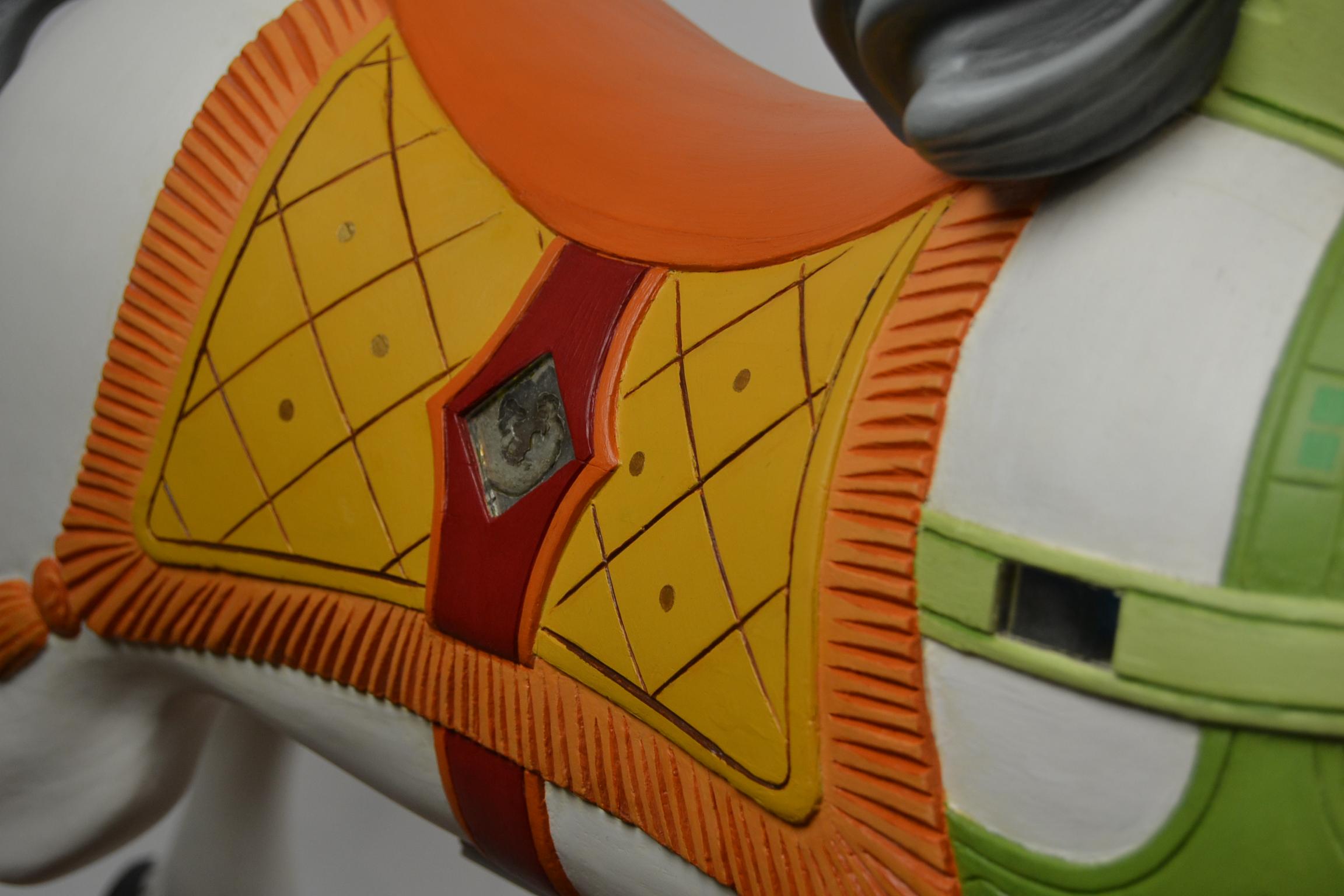 Bernard Kindt Wooden Carousel Horse, 1950s In Good Condition In Retie, BE
