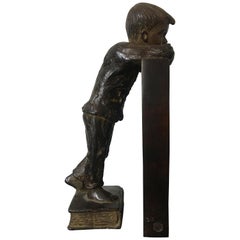 Bernard Kofman Signed Bronze Sculpture, The Dreamer, France, 1990s