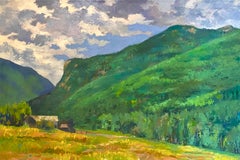 On Hurricane Hill" par Bernard Hille - Paysage de montagne d'un réalisme éclatant