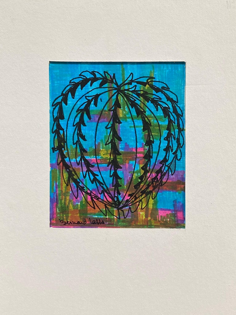 Bernard Labbe - 1950's French Modernist/ Cubist Painting signed ...