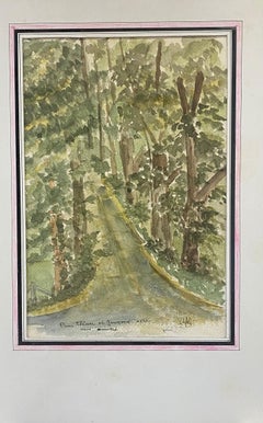 Peinture moderniste et cubiste française des années 1950 - Through The Woodland