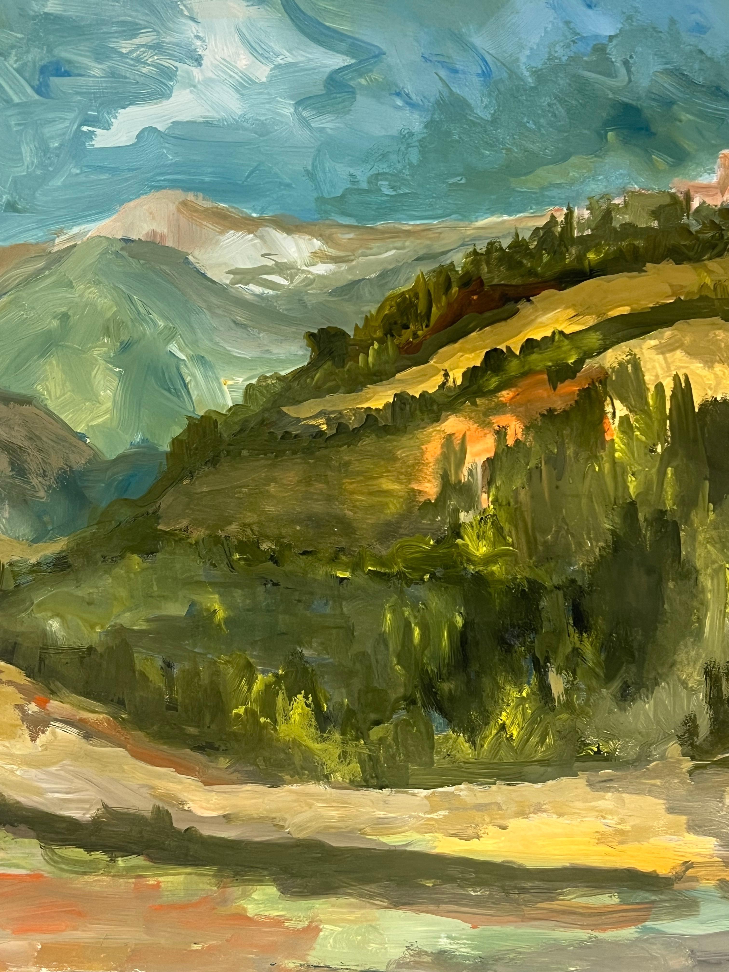 Colinas Verdes
de Bernard Labbe (French mid 20th century)
óleo original sobre papel de artista
tamaño: 19 x 26 pulgadas
estado: muy bueno y listo para ser disfrutado

Descripción: Este expresivo cuadro representa una exuberante y ondulada ladera