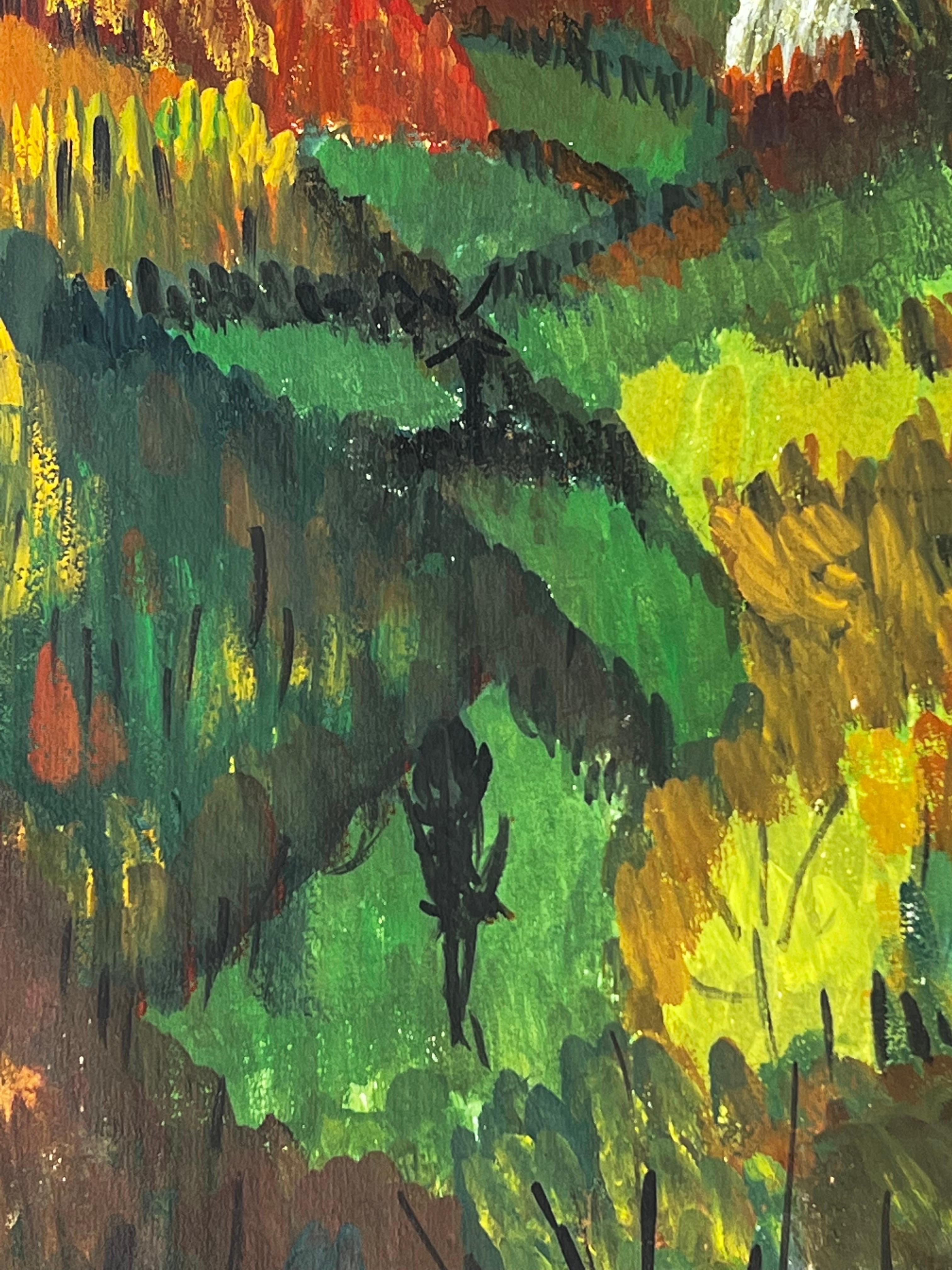 Paisaje francés
de Bernard Labbe (French mid 20th century)
gouache original sobre papel de artista, sin enmarcar
Tamaño: 20 x 12,75 pulgadas
estado: muy bueno y listo para ser disfrutado. 

procedencia: atelier/estudio del artista, Francia (verso