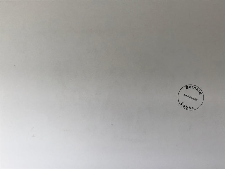 Bernard Labbe - 1950's Modernist/ Cubist Painting - Shed In The Forest ...