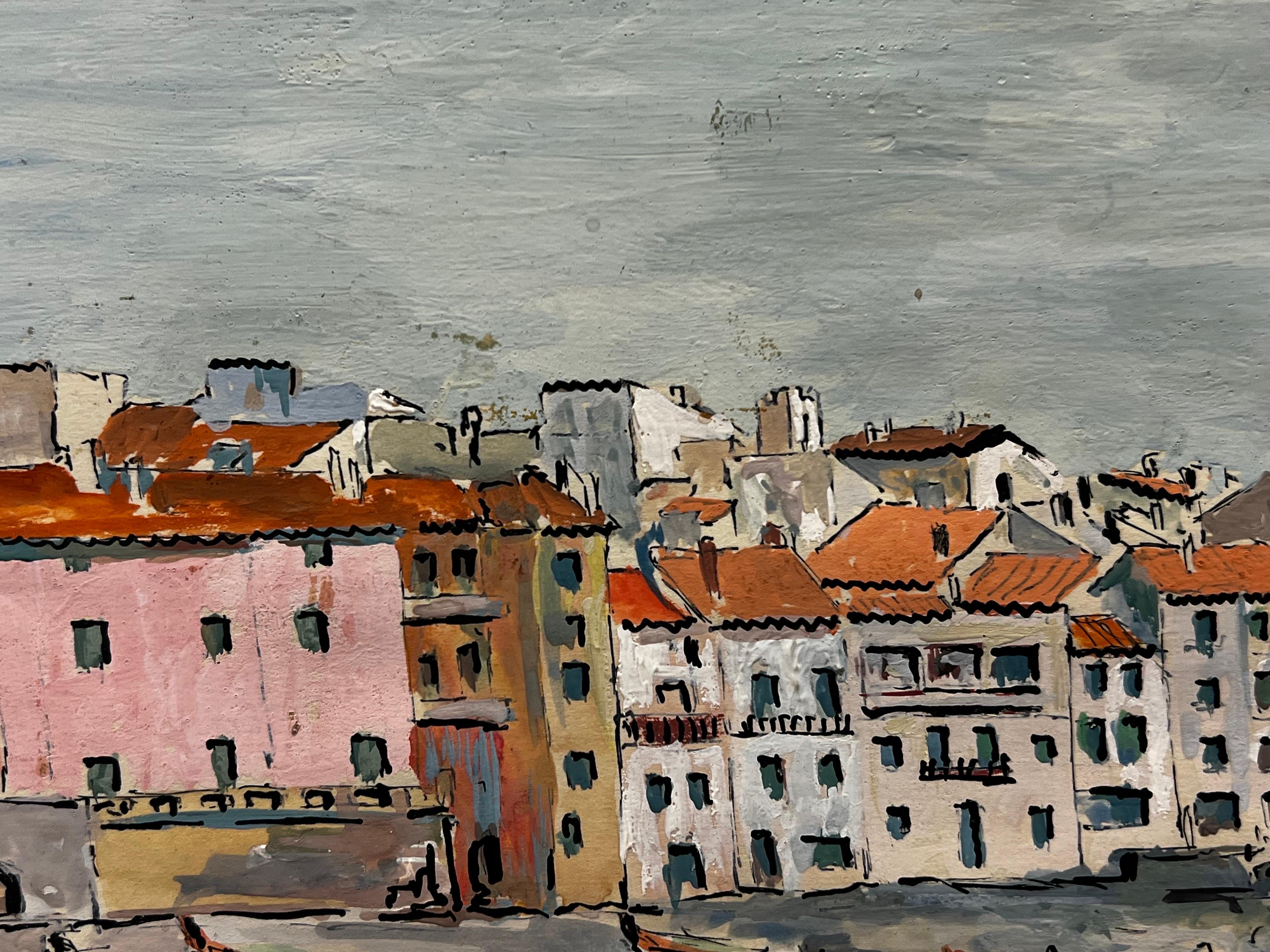 Paisaje francés
de Bernard Labbe (French mid 20th century)
gouache original sobre papel de artista montado sobre cartulina, sin enmarcar
tamaño: 15,75 x 19,5 pulgadas
estado: muy bueno y listo para ser disfrutado

procedencia: atelier/estudio del