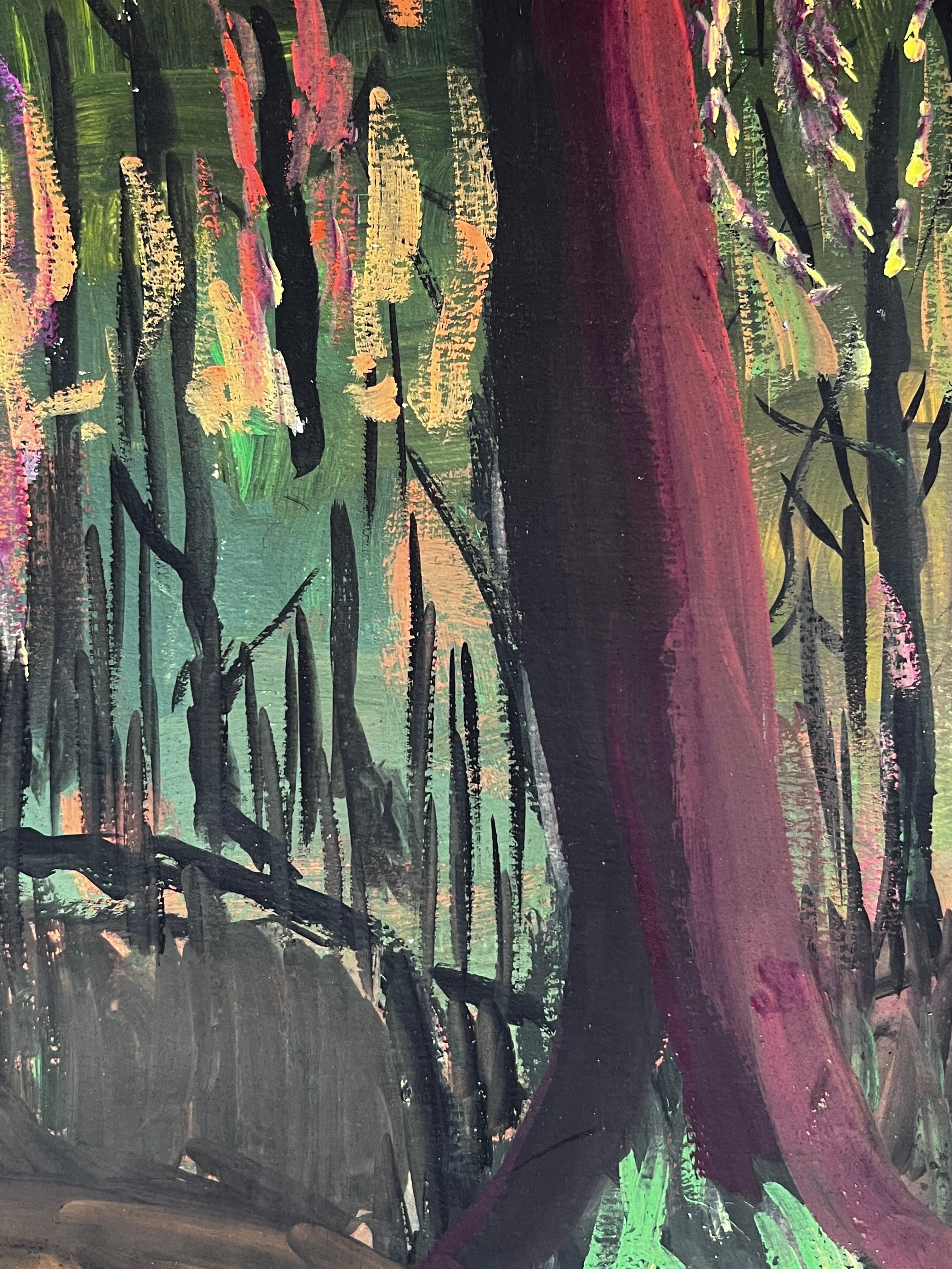 paintings of tree trunks