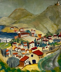 1950's Red Roof French Village with Rolling Hills and Coastal Views