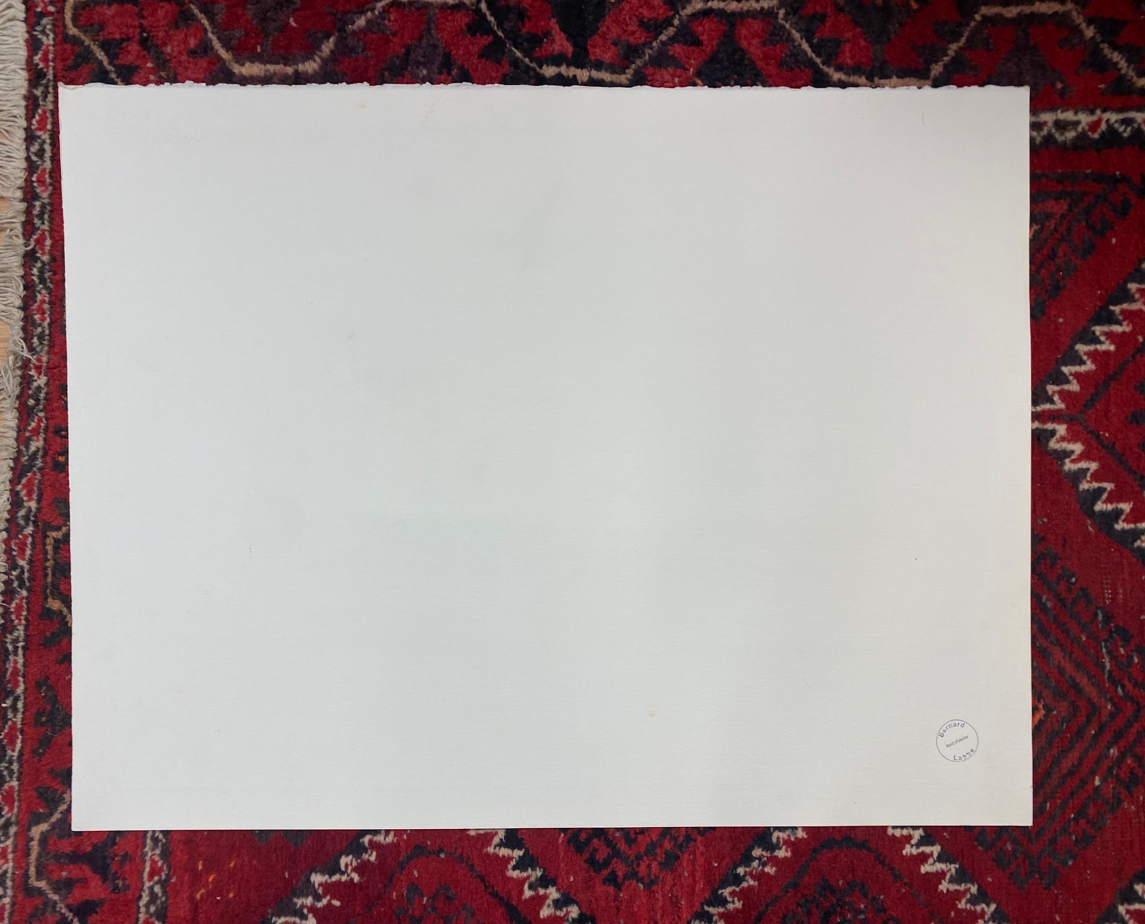 Paisaje francés
de Bernard Labbe (French mid 20th century), estampado en el reverso
pintura original aguada/acuarela sobre papel de artista
tamaño total: 19,75 x 25,5 pulgadas
estado: muy bueno y listo para ser disfrutado. 

procedencia: