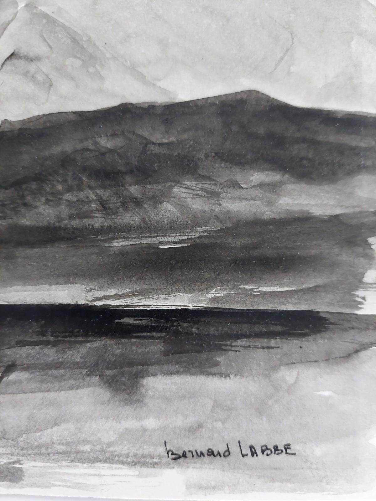 20th Century French Modernist Cubist Painting, En Grisaille French Landscape For Sale 5