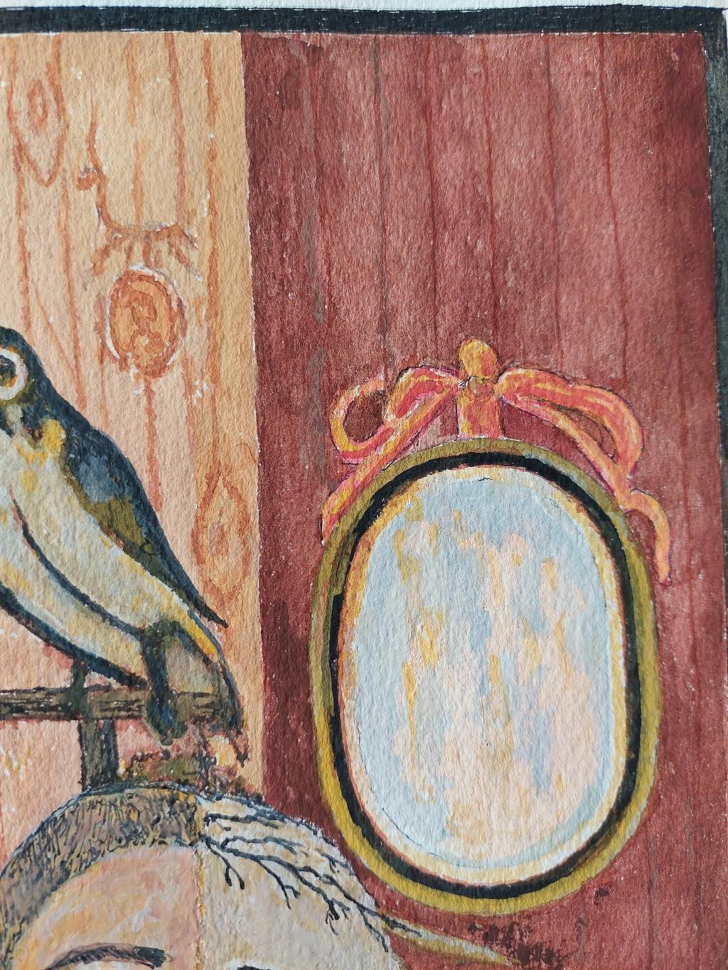 20. Jahrhundert Französisch Modernist kubistische Malerei Labbe, Stillleben im Angebot 5