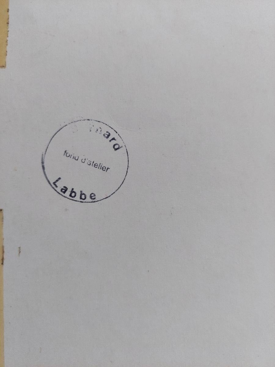 20. Jahrhundert Französisch modernistische kubistische Malerei Labbe, Townes Landscape im Angebot 9