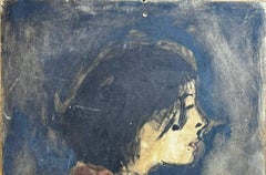 Das Profil einer jungen Frau