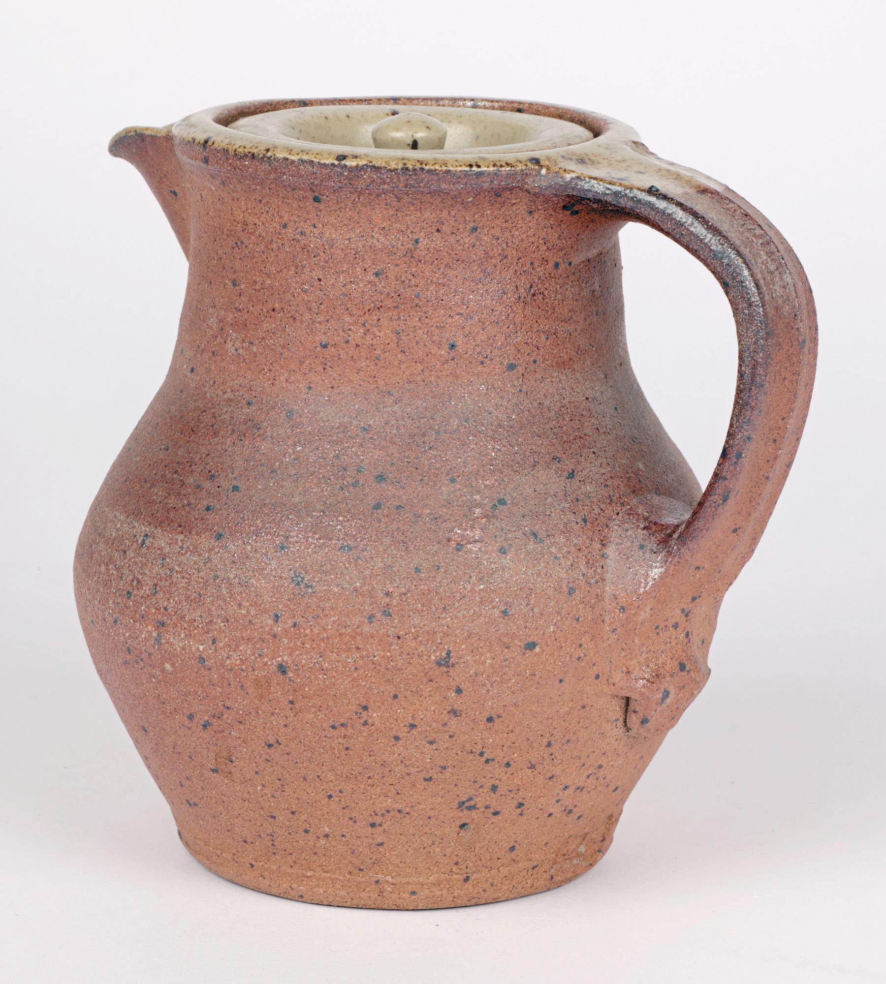 Bernard Leach Midcentury Studio Pottery Ash Glazed Coffee Pot For Sale 7