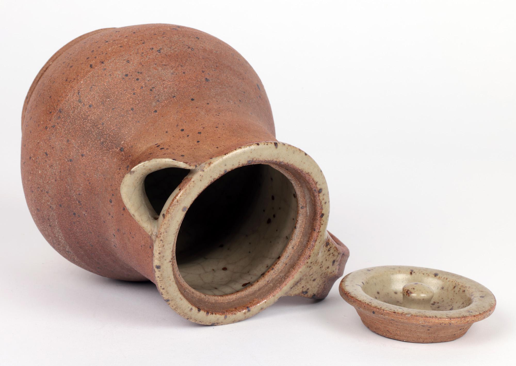 Mid-Century Modern Bernard Leach Midcentury Studio Pottery Ash Glazed Coffee Pot For Sale