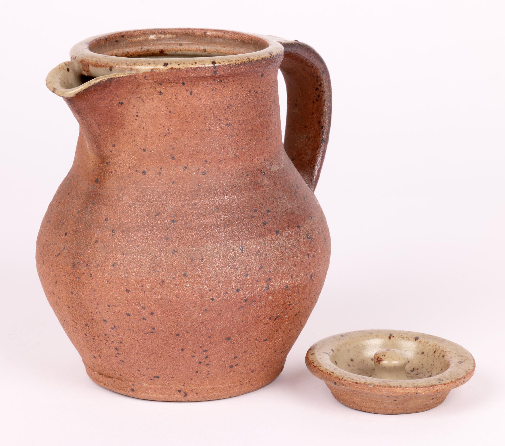 English Bernard Leach Midcentury Studio Pottery Ash Glazed Coffee Pot For Sale