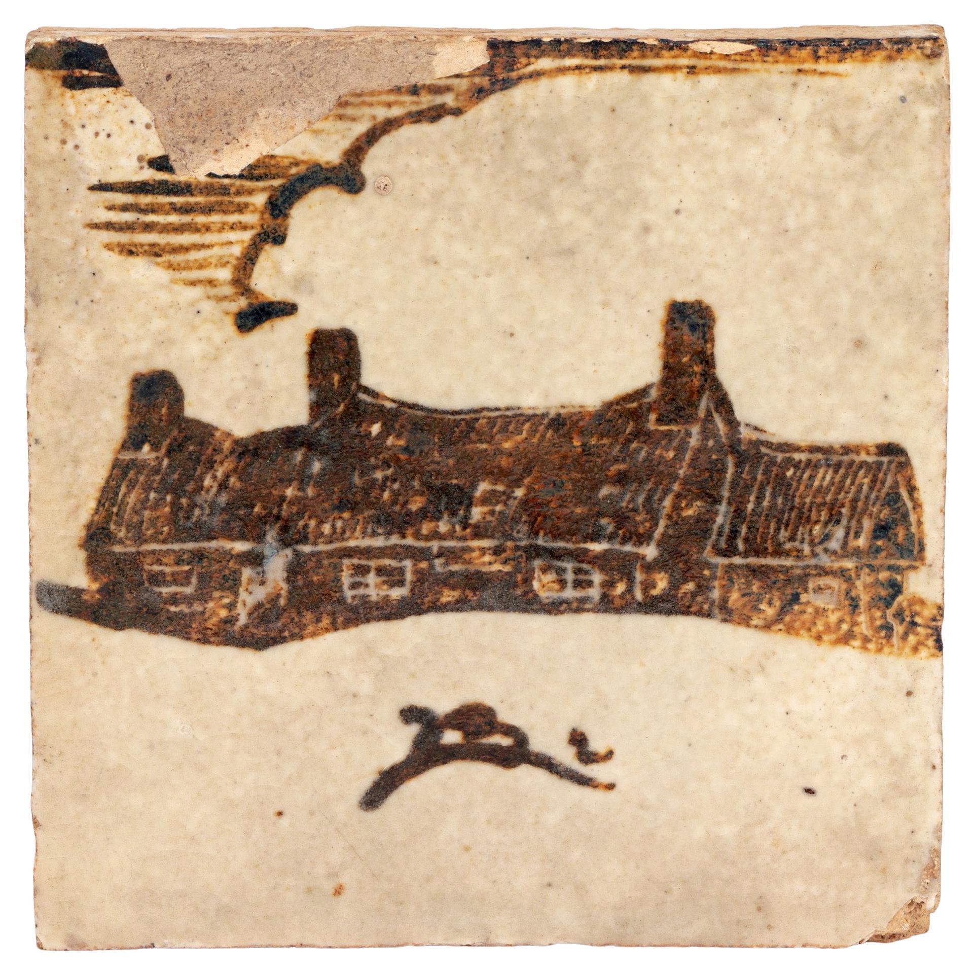 Bernard Leach Seltene frühe glasierte Leach-Keramikfliesen