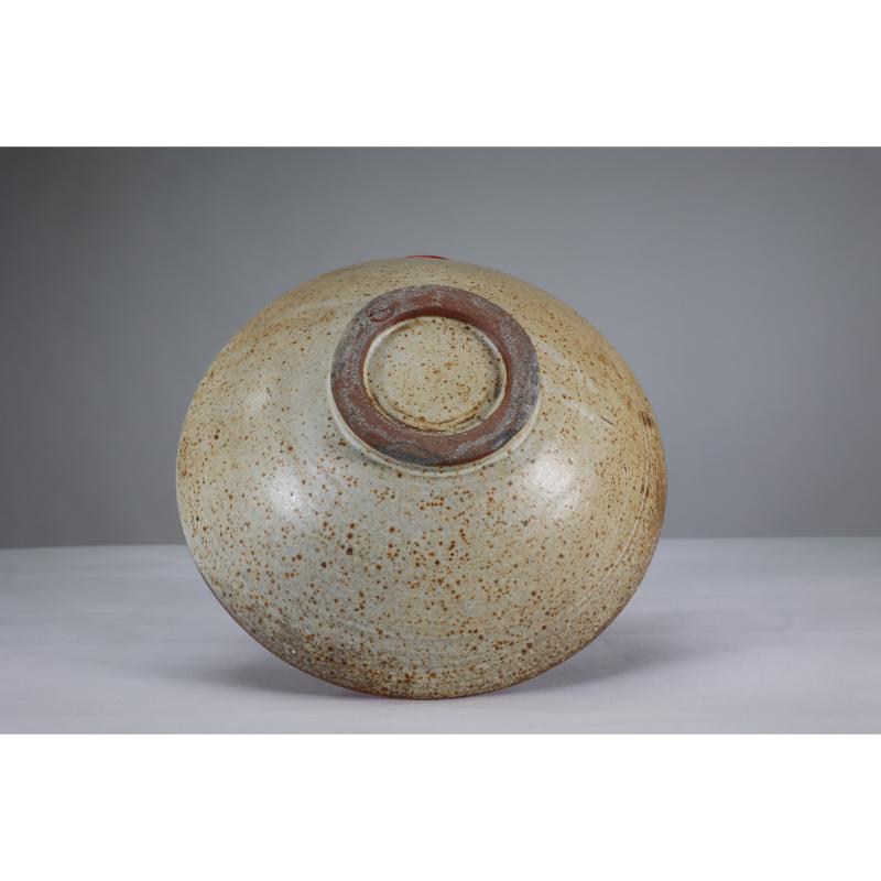 Bernard Leach attr St. Ives Pottery. Una ciotola in gres ridotto di ispirazione giapponese. in vendita 4