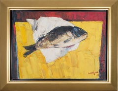 La Carpe, Fish on Table Still Life