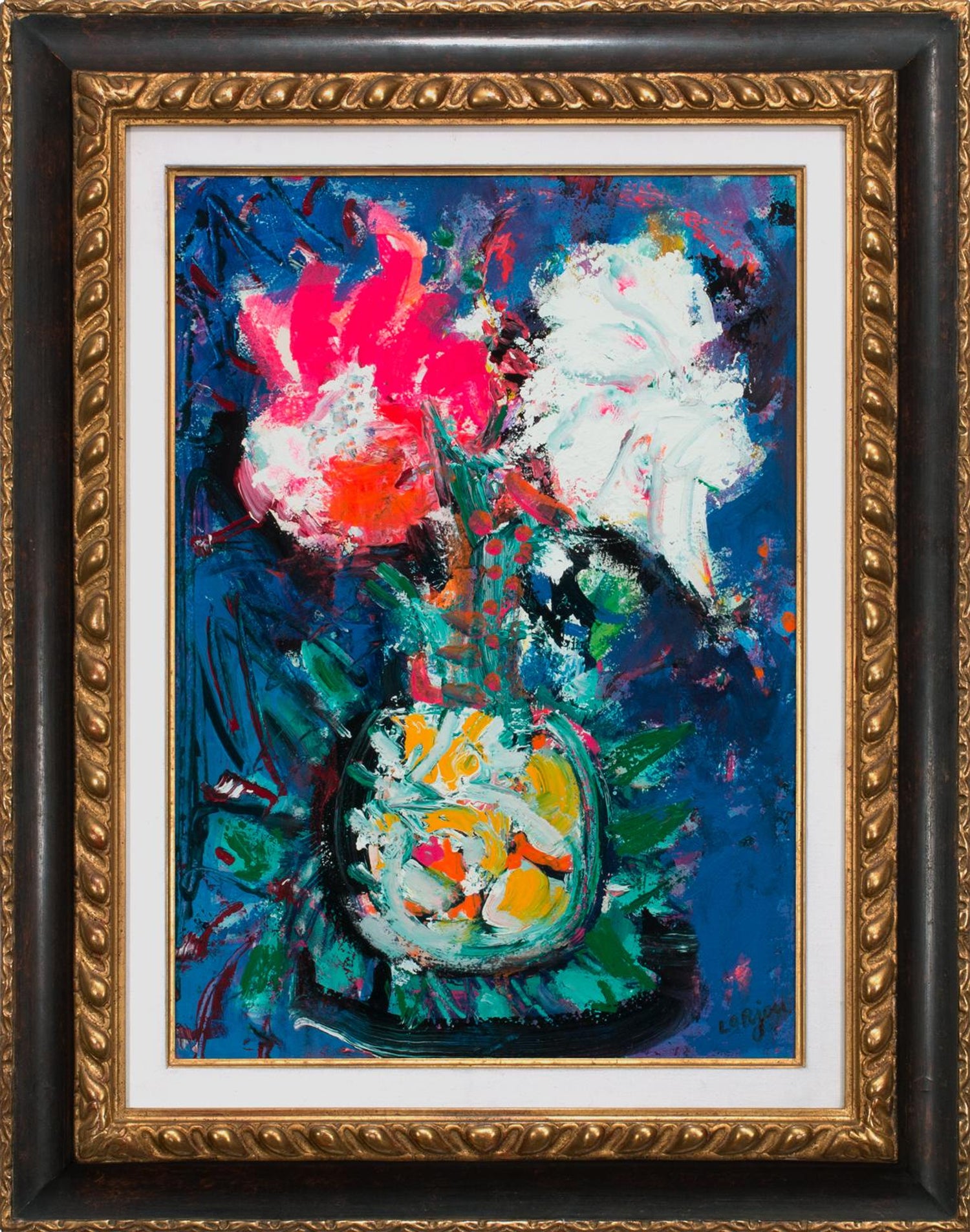 Bernard Lorjou Vase Fleuri Framed Original Still Life Painting By Bernard Lorjou For Sale At 1stdibs