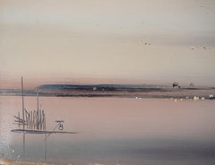 Seascape : As Light as a Feather - Original Oil on Canvas, Handsigned