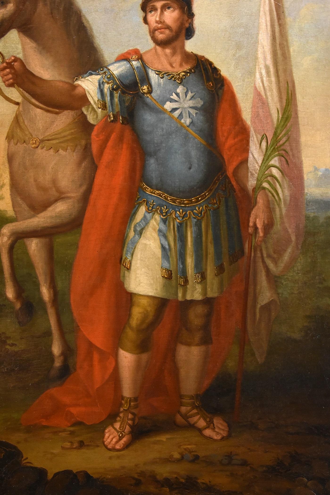 Saint Alexander Sanz, Gemälde, Öl auf Leinwand, Alter Meister, 17./18. Jahrhundert im Angebot 3