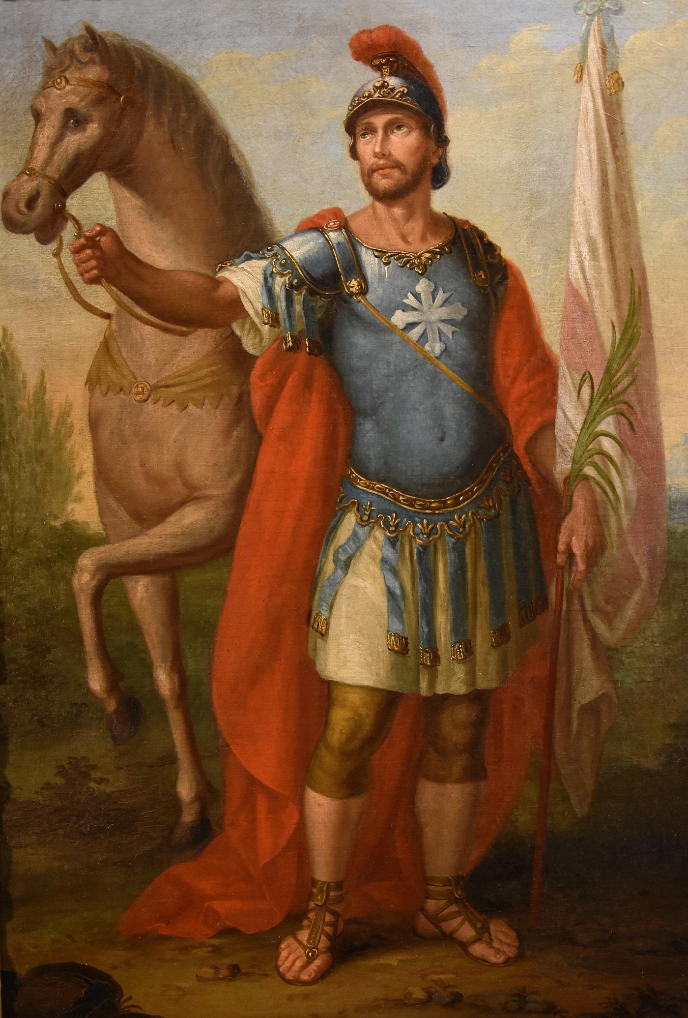 Saint Alexander Sanz, Gemälde, Öl auf Leinwand, Alter Meister, 17./18. Jahrhundert im Angebot 4