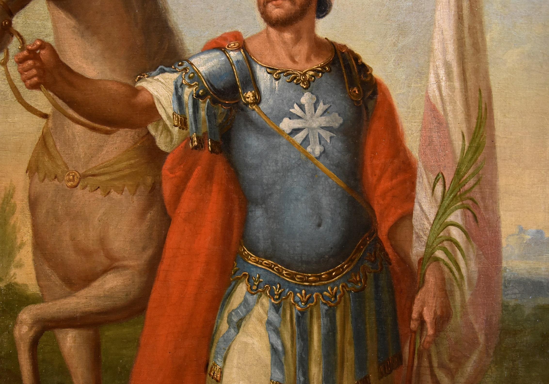 Saint Alexander Sanz, Gemälde, Öl auf Leinwand, Alter Meister, 17./18. Jahrhundert im Angebot 6