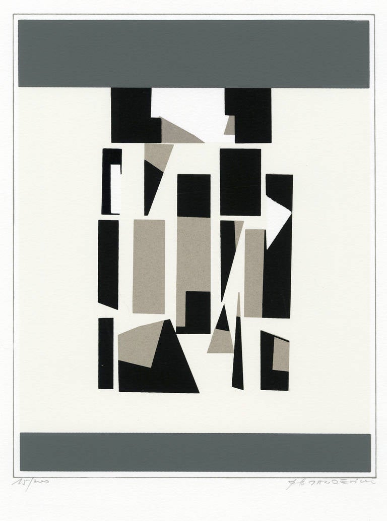 Bernard Mandeville Abstract Print - Composition