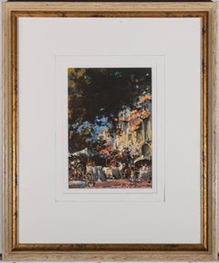 Bernard McDonald (b.1944) - Framed 20th Century Oil, Al Fresco