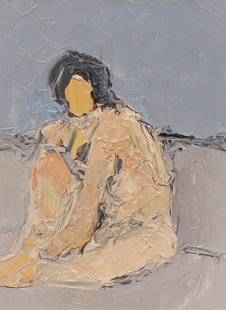 Bernard Myers (1925-2007) - 20th Century Oil, Nude I For Sale 1