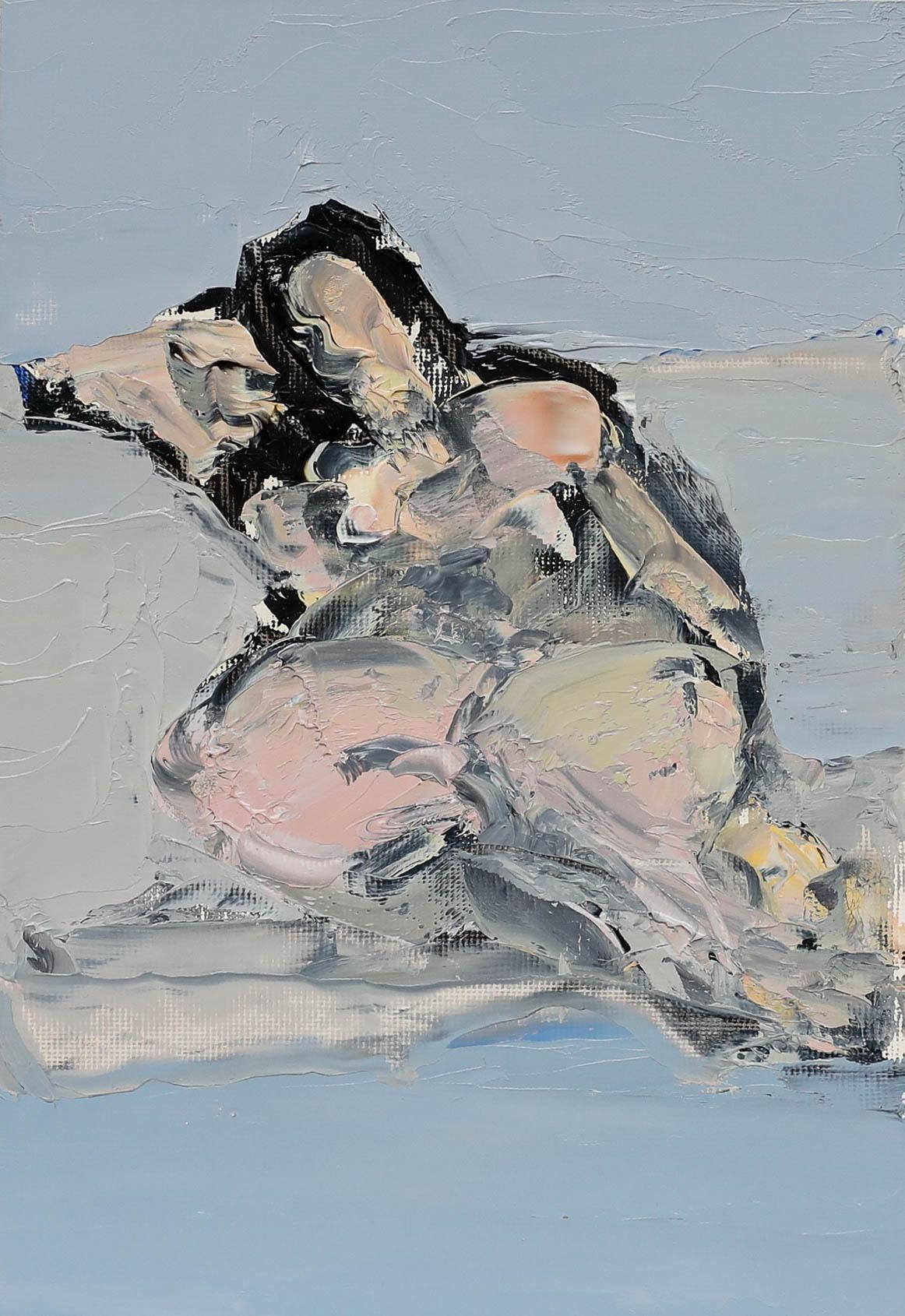 Bernard Myers (1925-2007) - 20th Century Oil, Nude III For Sale 1