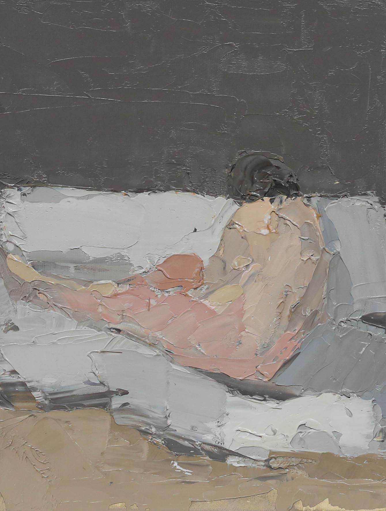 Bernard Myers (1925-2007) - 20th Century Oil, Nude IX For Sale 1