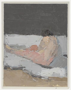 Bernard Myers (1925-2007) - 20th Century Oil, Nude IX