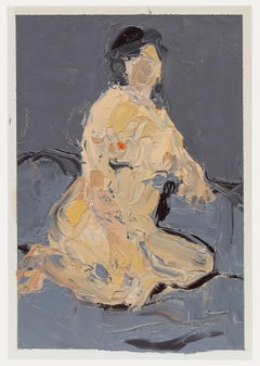 Bernard Myers (1925-2007) - 20th Century Oil, Nude VI