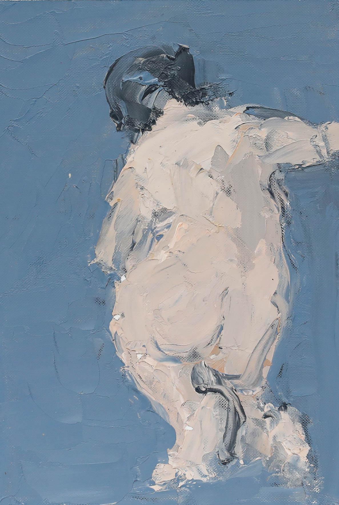 Bernard Myers (1925-2007) - 20th Century Oil, Nude VII For Sale 1