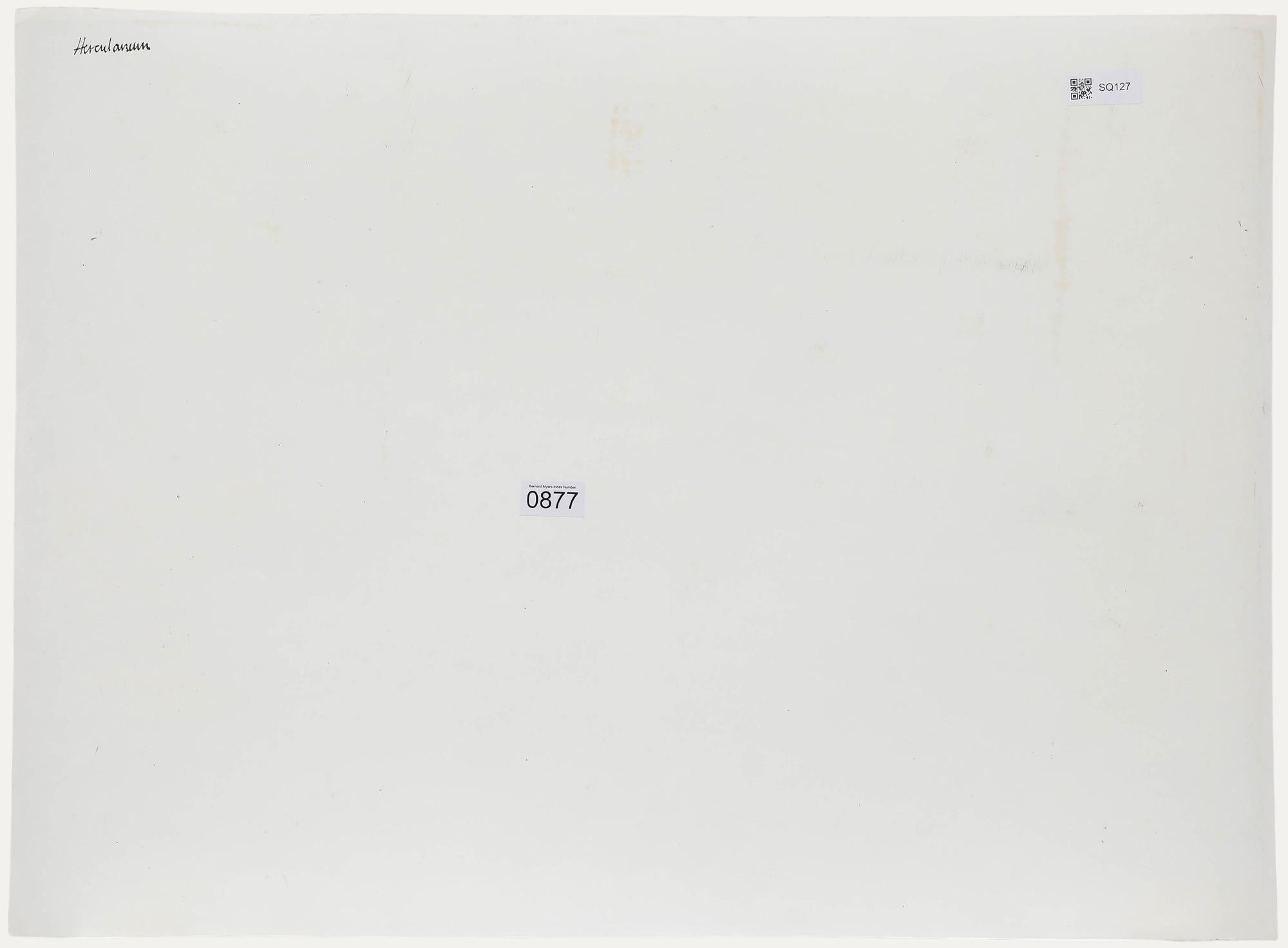 Bernard Myers (1925-2007) - Zeitgenössisches Öl, Herculaneum im Angebot 2