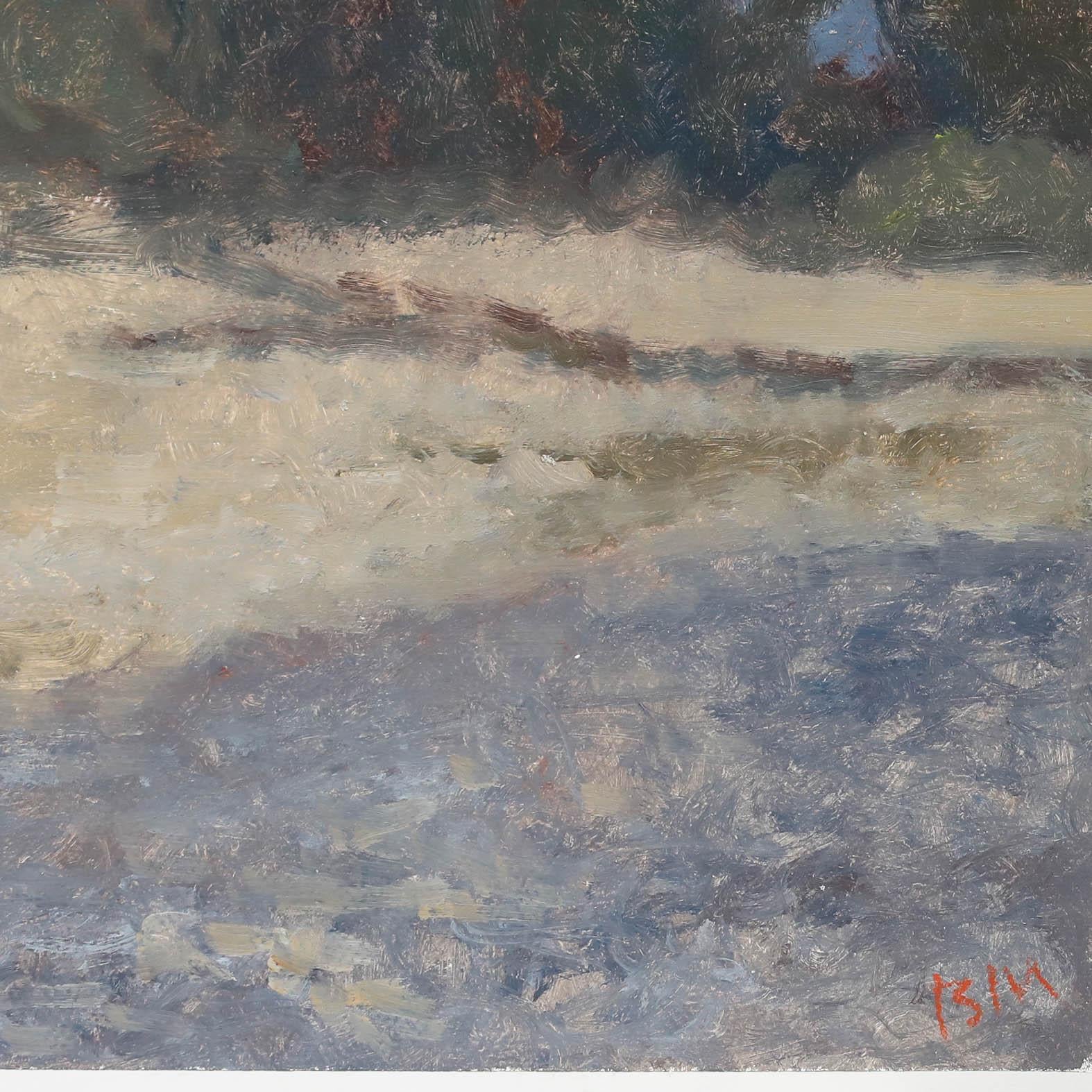 Bernard Myers (1925-2007) - Zeitgenössisches Öl, Herculaneum im Angebot 4