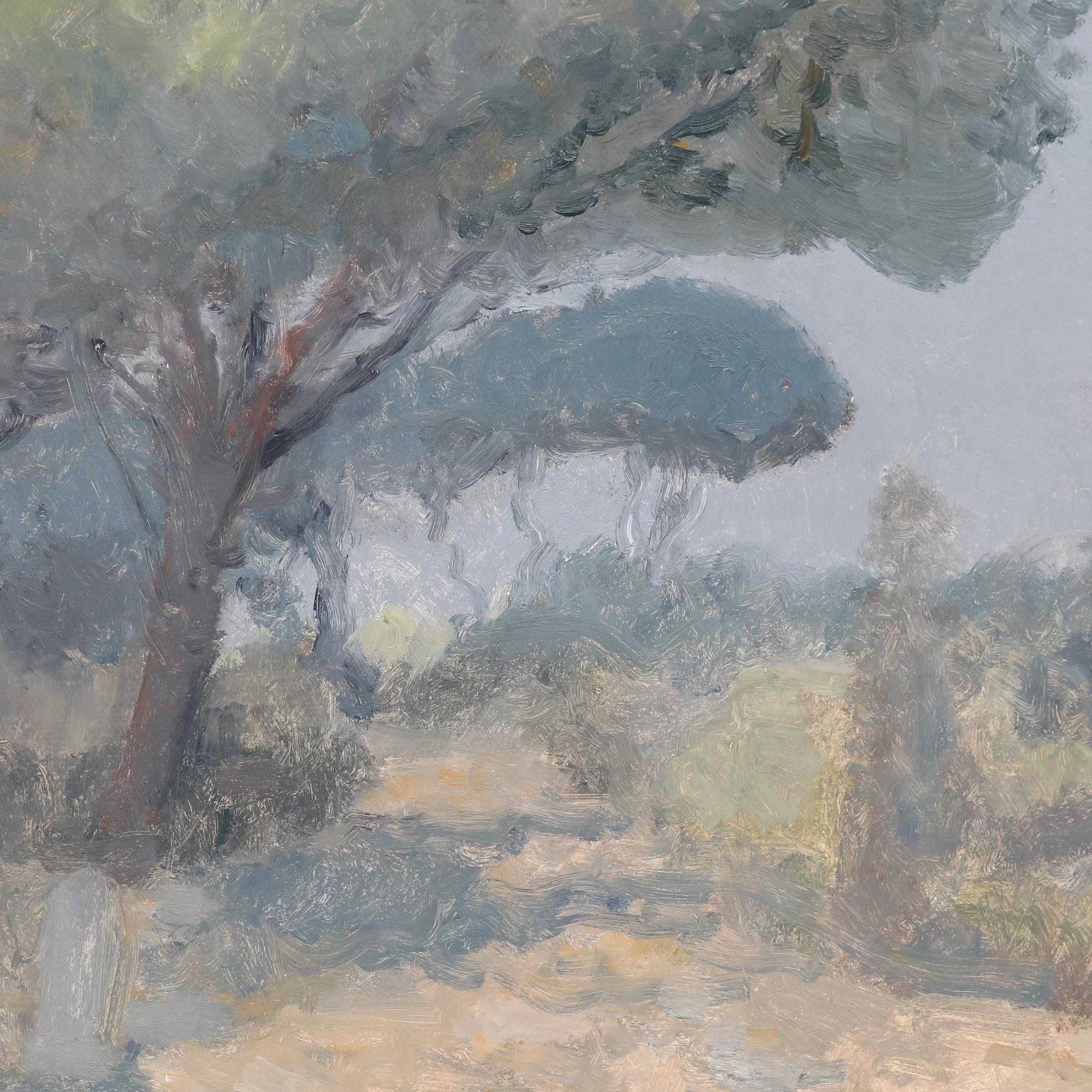 Bernard Myers (1925-2007) - Zeitgenössisches Öl, Herculaneum II im Angebot 2