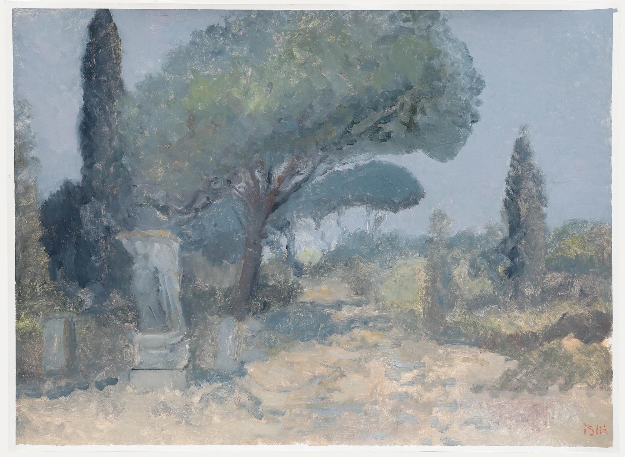 Bernard Myers (1925-2007) - Zeitgenössisches Öl, Herculaneum II