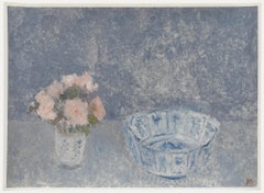 Bernard Myers (1925-2007) - Contemporary Oil, Still Life with Roses