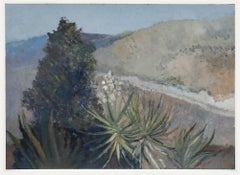 Bernard Myers (1925-2007) - Zeitgenössisches Öl, Talblick I