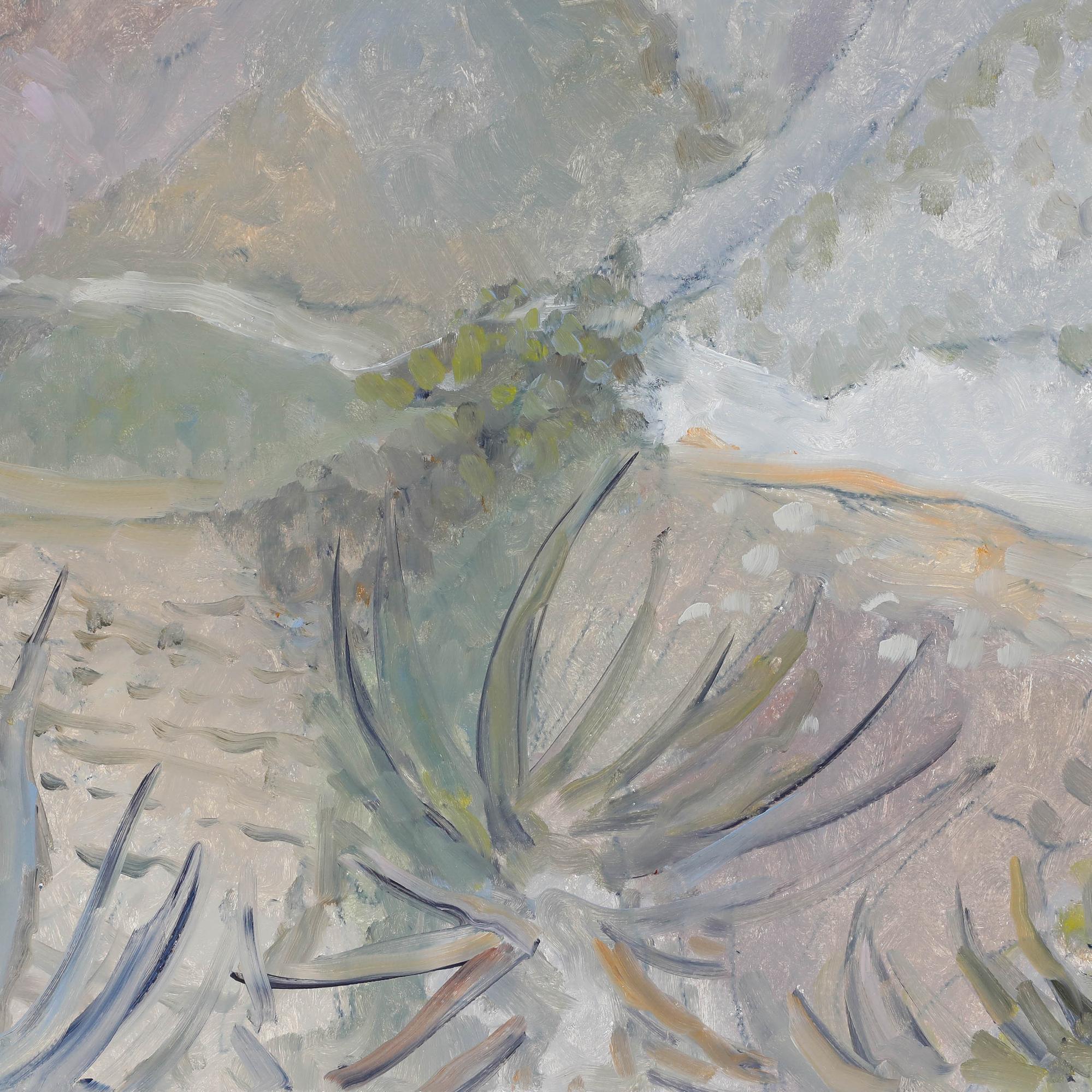 Bernard Myers (1925-2007) - Huile contemporaine, Vue de la vallée II en vente 2