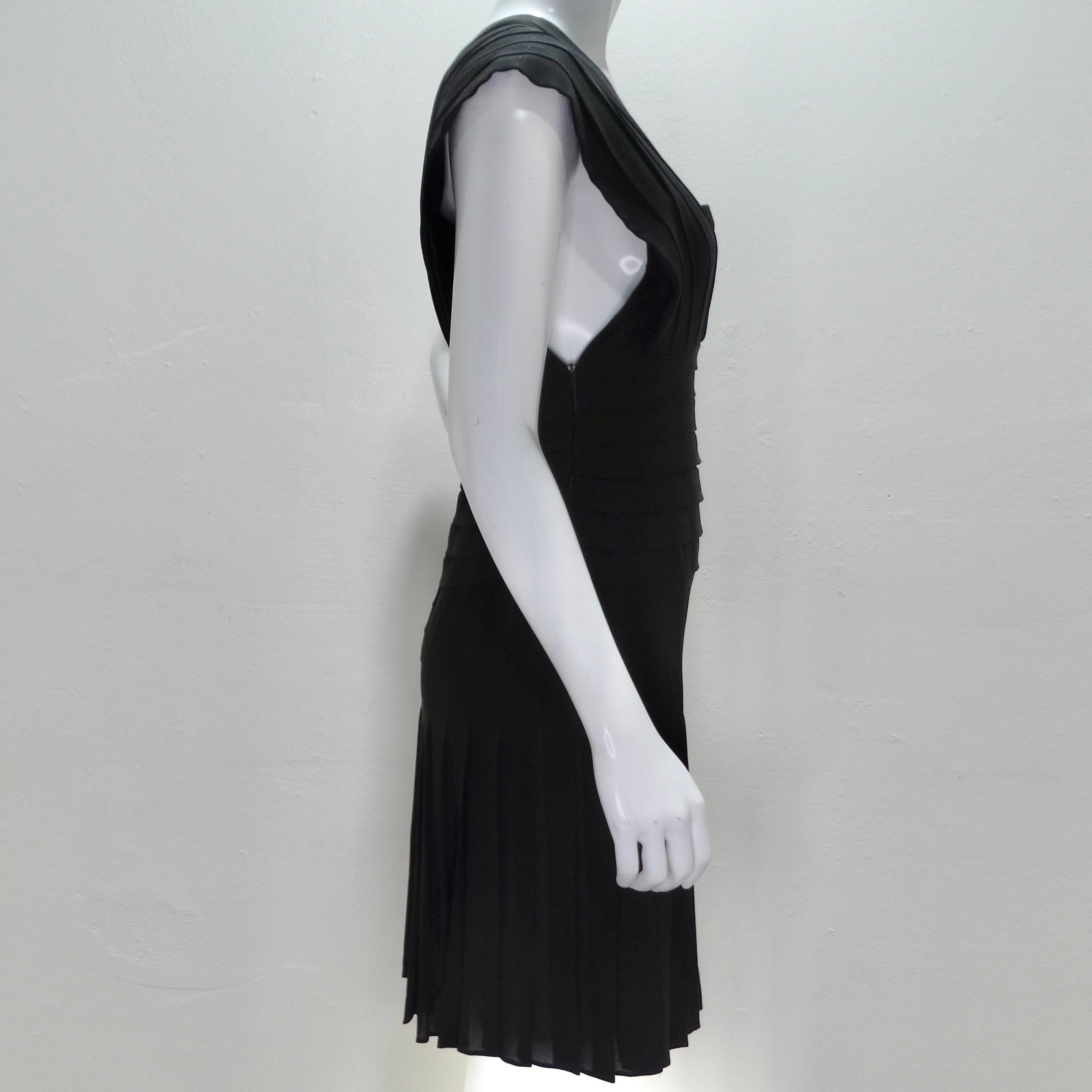 Bernard Perris 1980s Asymmetric Star Embroidered Dress For Sale 5