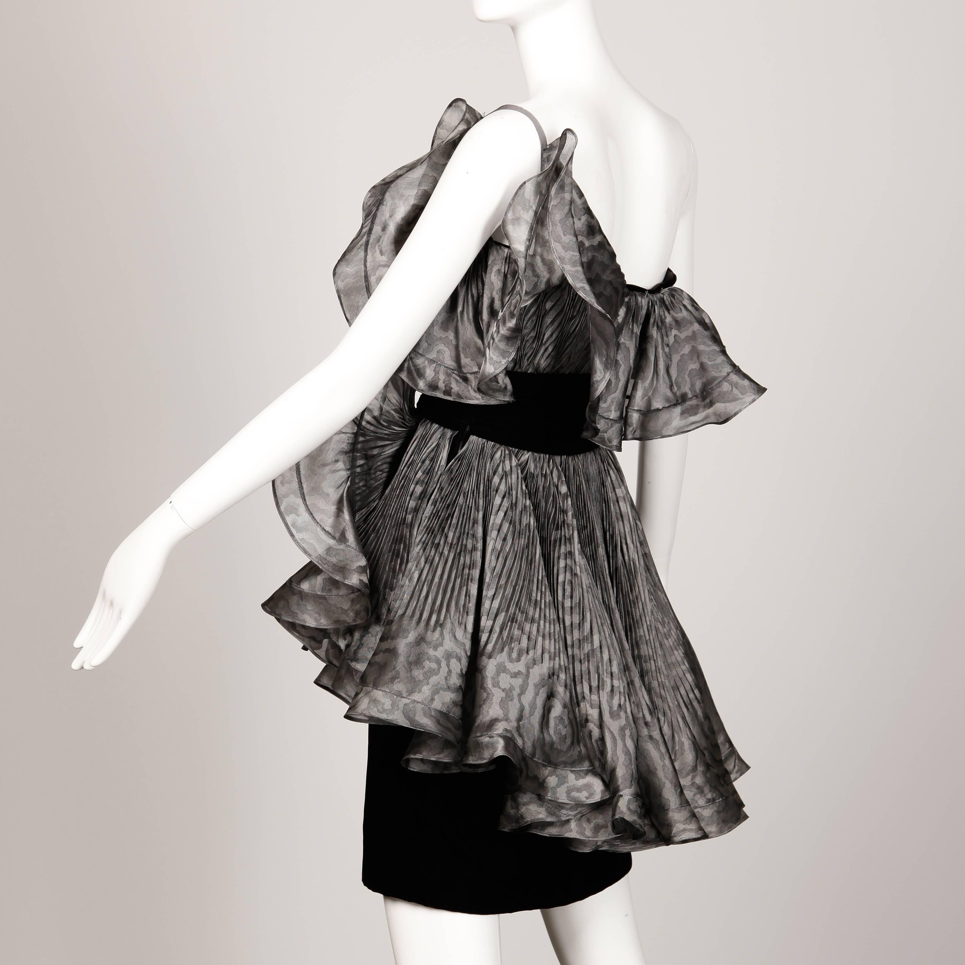 Donna Bernard Perris Vintage Avant Garde Dress- 1980s in vendita