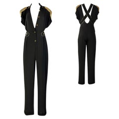 Combinaison vintage ornée Bernard Perris, printemps/été 1985, taille 36FR